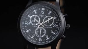 Fashion Luminous Quartz Watches for Man YAZOLE Top Brand Luxury Mens Quartz Wristwatch Casual Leather Men Clock Reloj Hombre
