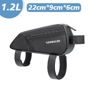 NEWBOLER | NEWBOLER Bike Bag Top Tube Bag Floating Installation Method Cycling Saddlebags Bicycle Pannier Bag Large Capacity Equipment