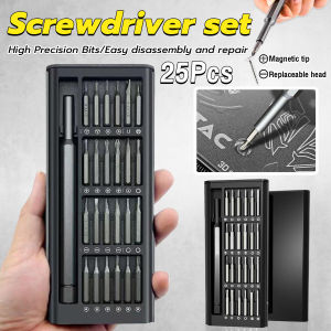 Precision Screwdriver Set with 24 Magnetic Bit Precision Dismountable Mini For Computer Repair