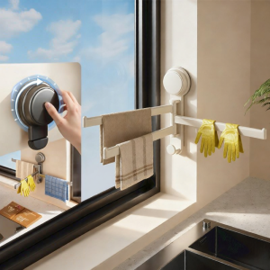 FAJIENUO | Rotatable Drain Drying Rack Organizer