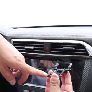 Car Phone Holder For MG ZS 2017-2022 Gravity Stand Mount Support Horizontal GPS Mobile Bracket Accessories With Base