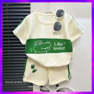 Baby Summer Outfit Set Sporty Thin Short Sleeve Quick Dry Clothing for Boys And Girls Fashionable And Stylish Childrens Wear