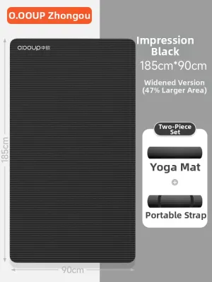 O:OOUP | Shock Absorption Quiet Thick Anti-slip Wide Yoga Mat