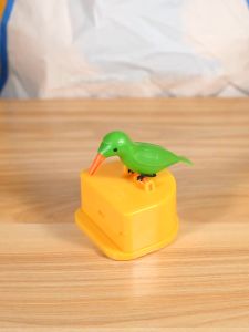 Smart Cute Animal Bird Automatic Toothpick Box: Kitchen Accessories for Home Living Room & Kitchen Supplies