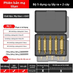 DAIENGONGJU | Đầu khoan ngược loại bỏ ốc vít bị tuôn ren và gỉ sét