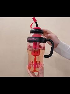 1400ml Water Bottle Travel Outdoor Tumbler with Straw Bekas Botol Air Besar Sports Water Bottle