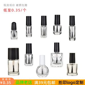 ยาทาเล็บแยกขวดเปล่า 3ML/5ML วัสดุแก้วเหมาะสําหรับทุกสภาพผิวเครื่องมือความงามสําหรับการแต่งหน้าบนใบหน้า
