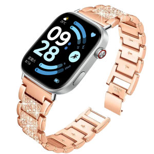 Metal Band For Xiaomi Mi Band 8Pro 9 Pro Stainless Steel Strap Belt Watchband For Redmi Watch 6 5 4 Wristband Correa Accessories