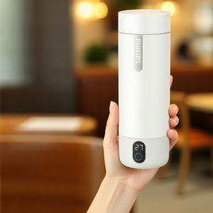 Philips | ถ้วยไฟฟ้าอุ่นน้ำแบบพกพา Philips ถ้วยน้ำสำหรับทำงาน ถ้วยน้ำอุ่นแบบควบคุมอุณหภูมิ ถ้วยน้ำสำหรับดื่มเพื่อสุขภาพ 419 ถ้วยน้ำสำหรับเดินทาง