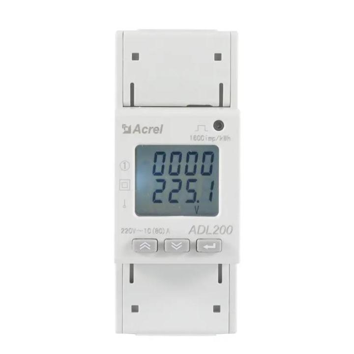 Acrel single phase digital solar energy meter ADL200/C RS485 Modbus ...