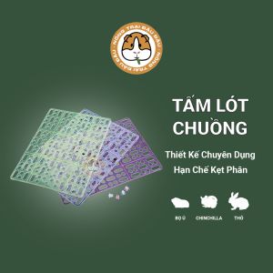 Tấm Lót Chuồng Cao Cấp Cho Thỏ Bọ Ú Chinchilla Hạn Chế Kẹt Phân Chống Đau Chân
