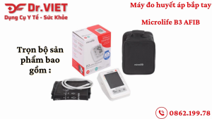 Máy đo huyết áp bắp tay điện tử Microlife B3 AFIB