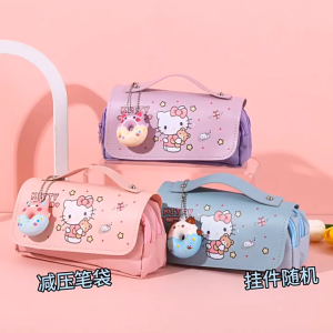 กระเป๋าดินสอ อเนกประสงค์ จุของได้เยอะ อุปกรณ์เครื่องเขียน เหมาะกับนักเรียนประถมของขวัญสำหรับเด็กผู้หญิง