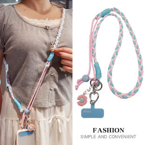 Long Adjustable Crossbody Phone Strap Woven Personality Outdoor Travel Chain Shell Resistant Digital Accessories Mobile Phone