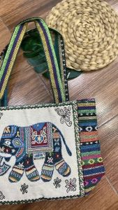 TAS TOTE MOTIF GAJAH WANITA / TAS TOTEBAG / HANDBAG / TFW 66