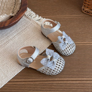 New Summer Soft Bottoms Princess Style Bow Sandals