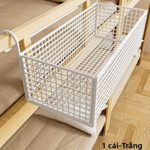 Giá Để Đồ Đa Năng Bằng Nhựa Hiện Đại Thiết Kế Tiết Kiệm Không Gian Dùng Cho Giường Ký Túc Xá Có Giỏ Đựng Đồ