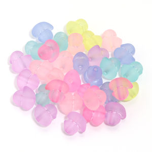 50pcs 14x15mm Colored Matte Duck Bead Acrylic Beads For Jewelry Making DIY Jewelry Crafts Earrings Necklace Bracelet Accessories