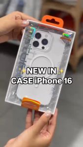 เคสแม่เหล็กไอโฟน16 Mutural รุ่น Ice Magnetic Serie เคสใสกันกระแทกแม่เหล็ก สำหรับ ip14-16 เคสใสไม่เหลือง Premium Case