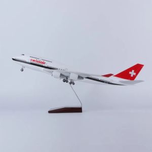 Mô Hình Máy Bay Swissair B747 Tỷ Lệ 1/150 Làm Bằng Nhựa Resin Đồ Chơi Mô Hình Máy Bay Thụy Sĩ Đồ Chơi Đúc Kim Loại Dành Cho Trẻ Em Quà Lưu Niệm Hàng Không