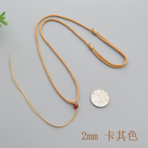Pendant Hanging String Necklace Wear Jade Buddha Pendant High-End Goods Pendant Neck Wear Left and Right Pull Adjustable Men and Women Finished Product