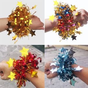 Childrens Day Nursery Hand Flowers Bracelets Dance Performance Cheerleading Team Sports Meeting Bell Wrist Flowers