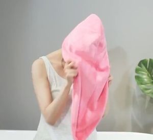 HANDUK KERAMAS MICROFIBER HANDUK KEPALA CEPAT KERING HANDUK RAMBUT