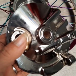 Bộ bánh căm Crom niềng nhôm Thái 2 màu dành cho Wave Blade Alpha WS110 thắng đùm