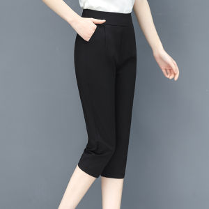 TUCANO Brand Black Suit Shorts Women Summer Thin Casual High Waist Straight Leg Pants Korean Style Polyester Fiber