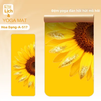 Thảm Yoga Dùng Tại Nhà Đôi Rộng Cao Su Thiên Nhiên Chống Trượt Chống Sốc Cách Âm