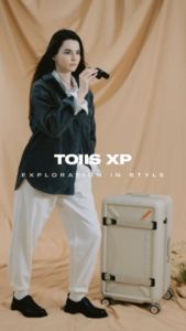 SAMSONITE RED กระเป๋าเดินทางล้อลาก ขยายได้ (27นิ้ว) รุ่น TOIIS XP ทรงTRUNK