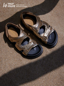 Fashionable Genuine Leather Beach Sandals