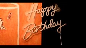 Led Happy Birthday Neon Sign for Party Decor Led Neon Light USB Powered Acrylic White 40*25cm Custom Sign Lights Home Decoration
