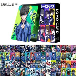 Bộ 60 Thẻ Ảnh Anime BLUE LOCK Isagi Yoichi & Bachira Chigiri Bộ Sưu Tập LOMO Quà Tặng Fan Dành Cho Lứa Tuổi Từ 7 Trở Lên