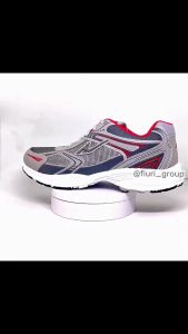 FIURI – Pro ATT – MC 52 Abu Merah 39-43 - Sepatu Kets Pria - Sepatu Sneakers Pria - Sepatu Olahraga Sport Pria - Sepatu Casual Kanvas - Sepatu Jogging Lari Fitness Gym Senam Pria - Sepatu Anak Laki-Laki Cowok - Sepatu Sekolah Bertali SD SMP SMA