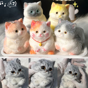 🔥ของเล่นแมวตัวอ้วนน่ารักสำหรับแมวของเล่นบีบนิ่มฟูของเล่นตุ๊กตาของขวัญวันเกิดเด้งช้าๆฟิดเจ็ทนุ่มนิ่ม
