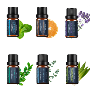 Pure Essential Oil Plant-Based Water-Soluble Single-Front Lavender Sweet Orange Lemon Grass Tea Tree Mint Eucalyptus Oil
