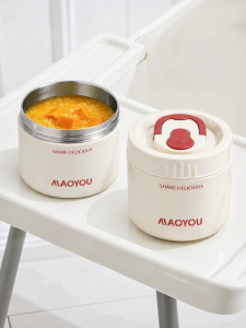 WANGLIMIAO | Heat-Resistant Insulated Baby Food Bowl