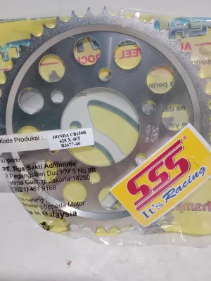 Gear Gir Belakang CB 150 R 6 Lubang Baut Ukuran 428-46T47T48T49T50T SSS Racing