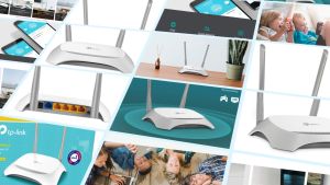 TP-LINK Tplink 300Mbps Wireless N Speed Router Access Point Range Extender Switch Mode 5 Port 2 Antenna TL-WR840N