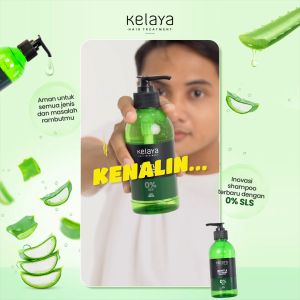KELAYA GENTLE HAIR ESSENCE SHAMPOO NON SLS 250ML + CONDITIONER LEAVE ON 250ML - Strengthening