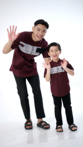 Kurta YORDAN Burgundy dewasa / Kemeja pria dewasa terbaru 2025 / 100% cigaret / CIKA KIDS STORE