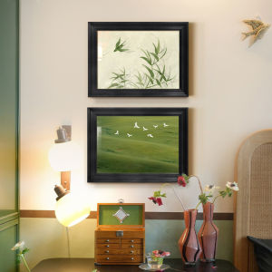 YASISHA | French Retro Wall Art Green