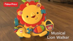 🌟รถผลักเดินเสริมพัฒนาสำหรับเด็ก - Fisher-Price Musical Lion Walker
