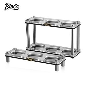 BINCOO Coffee Gear Storage Rack Tamper Pad Holder Coffee Tool Organizer Universal 51MM/58MM