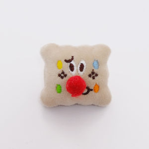 Plush Bear Cookie Shoe Buckle Accessories for Crocs/Cross High-End Feelings Hole Shoes Flower Shoe Accessories