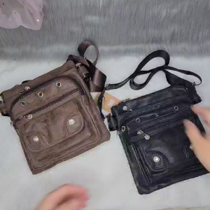 Sea-Zonn Ready stock Men Outdoor Multi-layer Sling Bag Men Shoulder Crossbody Bag Beg Bahu Silang Badan
