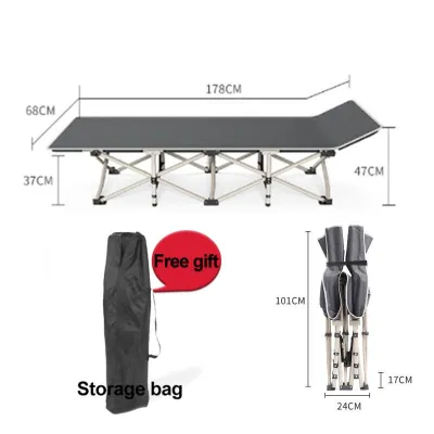 Camping Bed Cot Portable Folding Cot Tent Bed Outdoor Travel Lightweight Cot折叠床office folding bed
