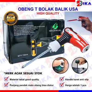 Obeng T 2in1 Kombinasi Plus Minus Perkakas