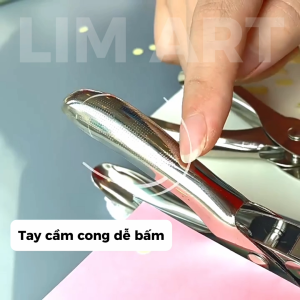 Kìm bấm giấy thủ công lỗ tròn đường kính 3/6mm.Khoen tròn inox đóng gáy sách sổ lịch album